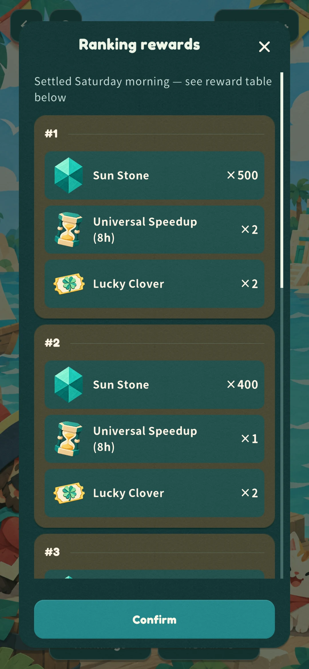 Goals & rewards