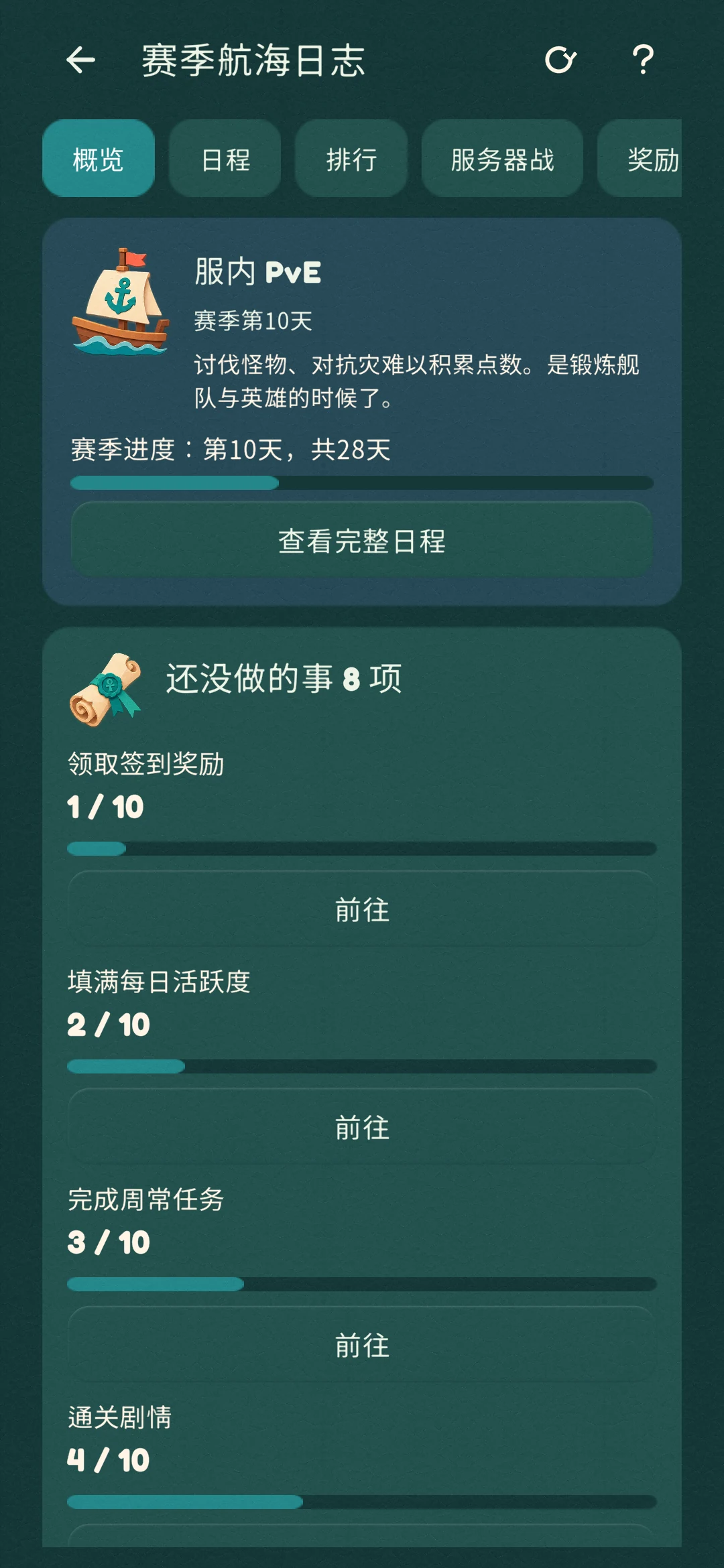 赛季旅程